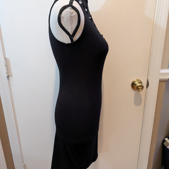 NIB. BELITA CUT OUT BLACK DRESS.  SIZE SMALL. ONE SHOULDER. - Picture 2 of 8